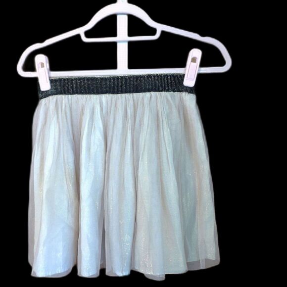 Decree Shimmer Tulle Skirt Sz‎ S Gold Sparkle Elastic Waist Excellent Condition - Picture 2 of 6